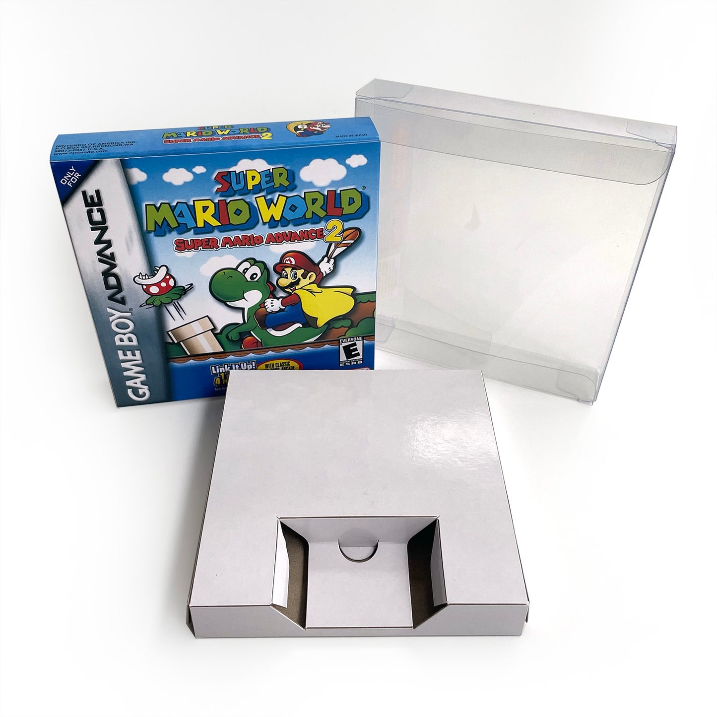 super mario acvance 2 cartridge with tray box for gba game boy advance