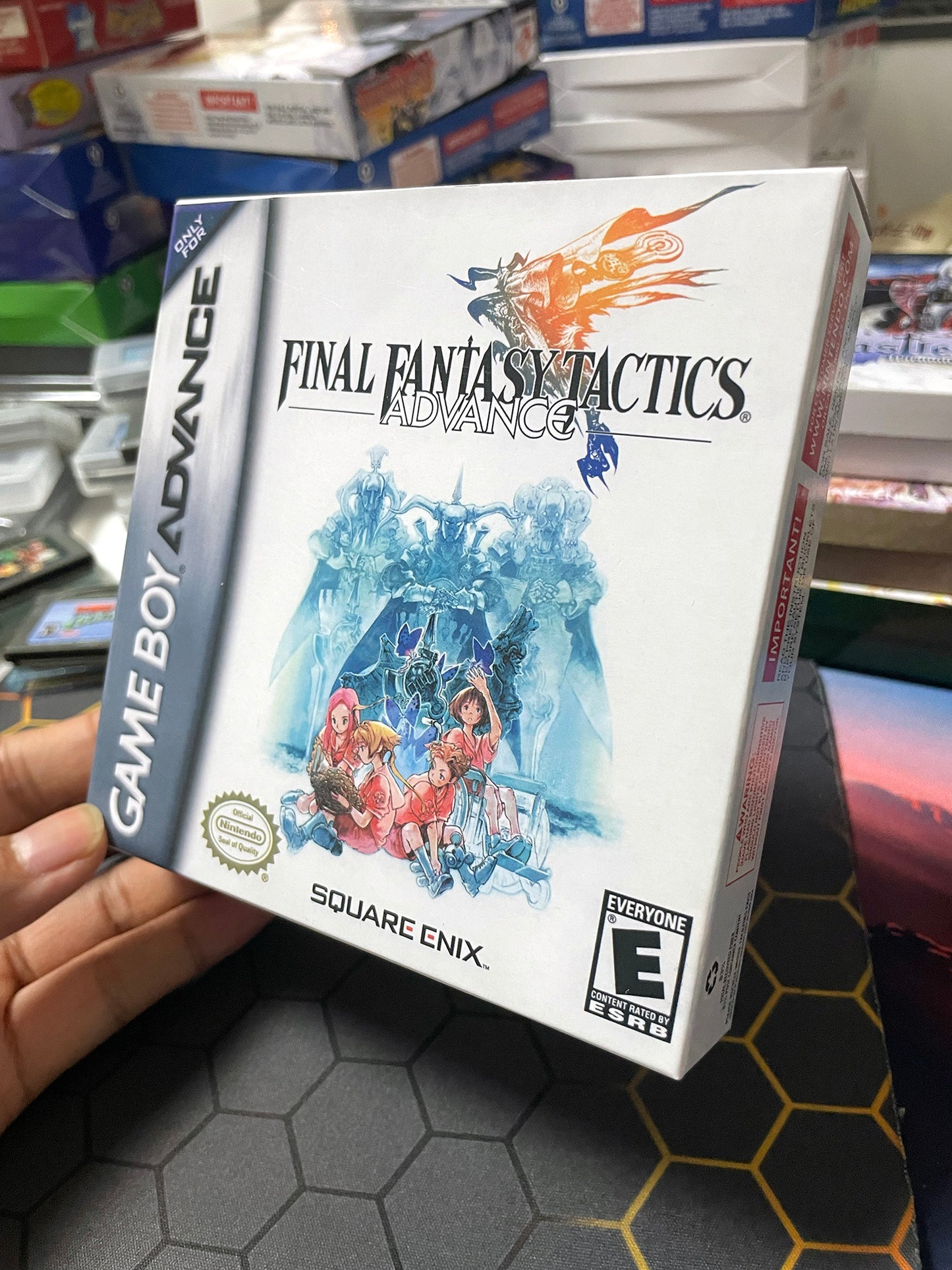 Final Fantasy Tactics Advance cartridge with tray box manual for gba game boy advance