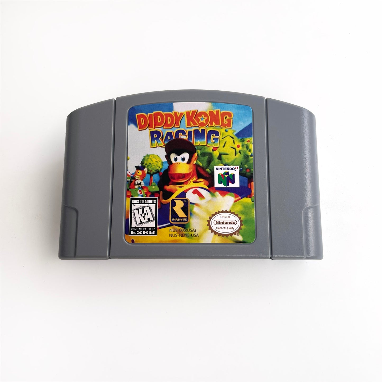 diddy kong racing game cartridge with tray box for N64 Nintendo 64