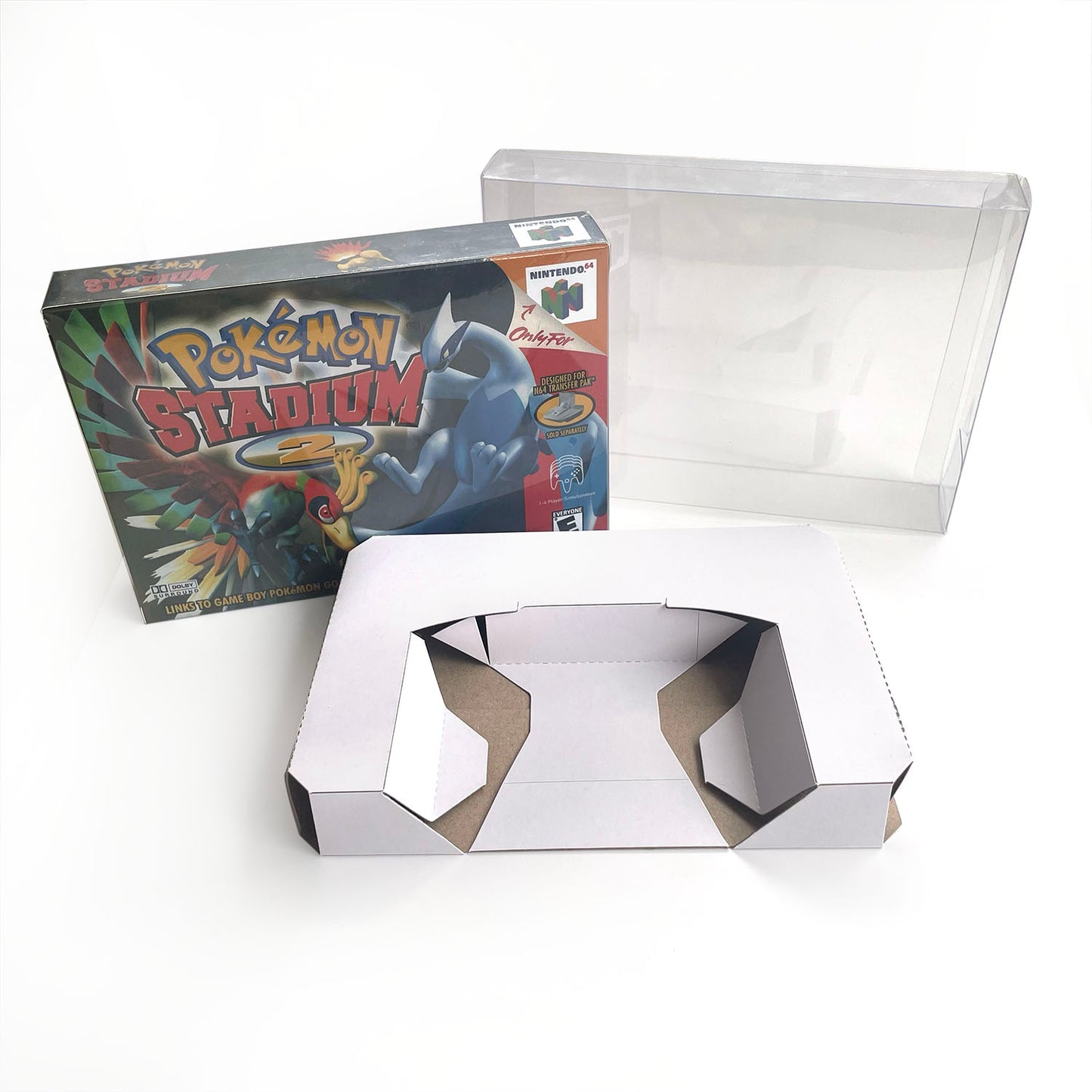 pokemon stadium 2 game cartridge with tray box for N64 Nintendo 64