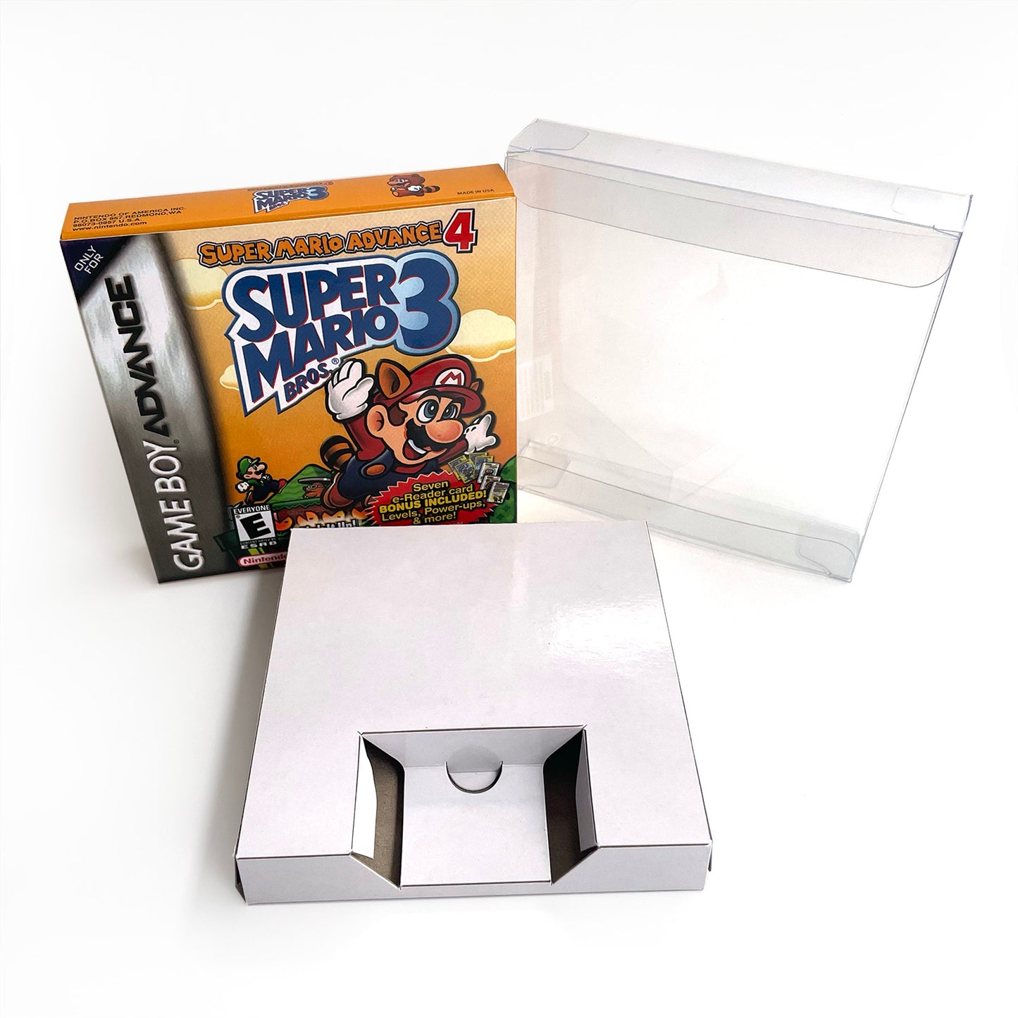 super mario acvance 4 cartridge with tray box for gba game boy advance