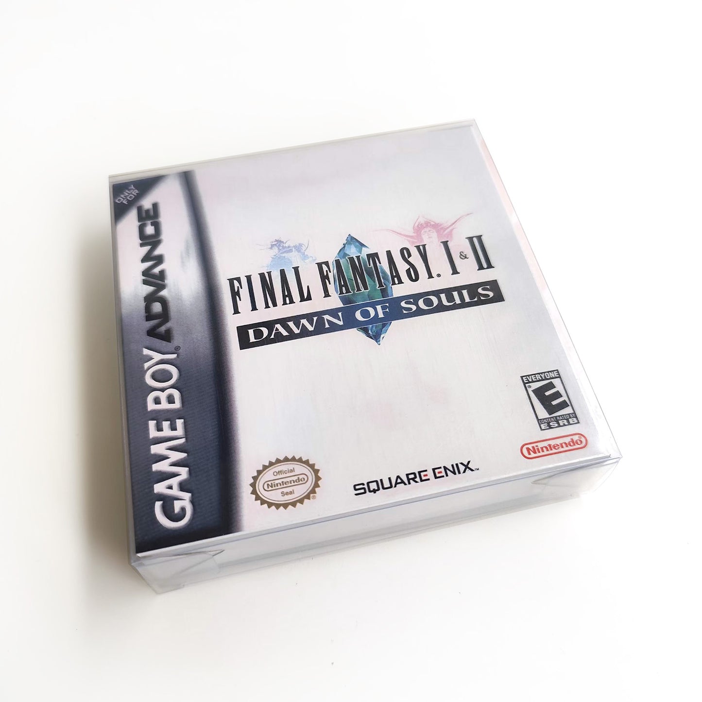 Final Fantasy I & II cartridge with tray box manual for gba game boy advance