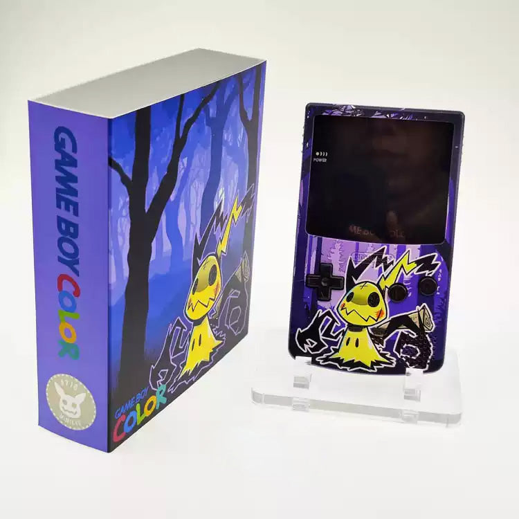 GBC customized GAMEBOY COLOR game console, high brightness handheld console, point-to-point full fit mini hill