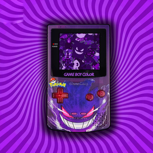 GBC customized GAMEBOY COLOR game console, high brightness handheld console, point-to-point full fit Geng Gui