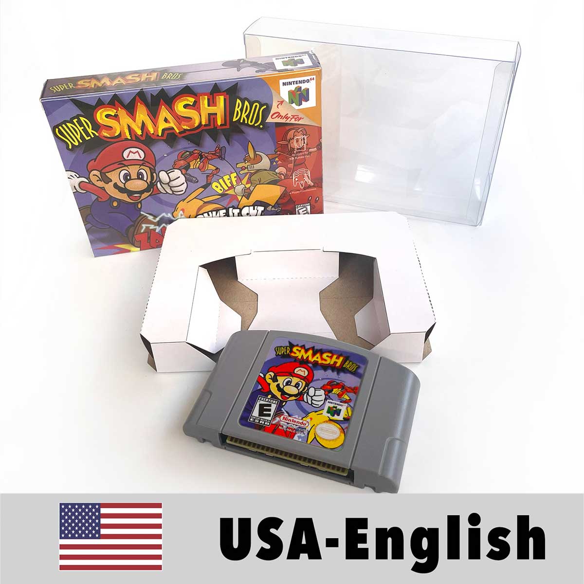 USA NTSC Banjo Donkey Kong 64 Kirby 64 Mario Party Pokemon Stadium Zelda Goldeneye 007 Game Cartridge Tray BOX for N64