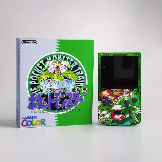 GBC GAMEBOY COLOR game console high brightness handheld console point-to-point full fit Bulbasaur