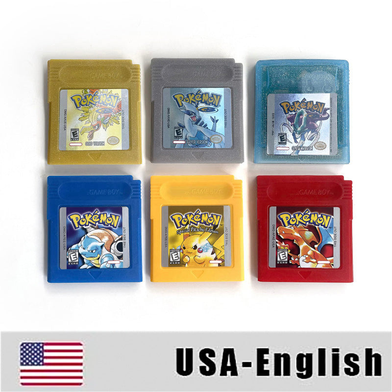 （Shipped from the United States) USA Version English pokemon Pearl Platinum SoulSilver HeartGold Diamond Box with Manual Game Cartridge for Ds 3ds 2ds
