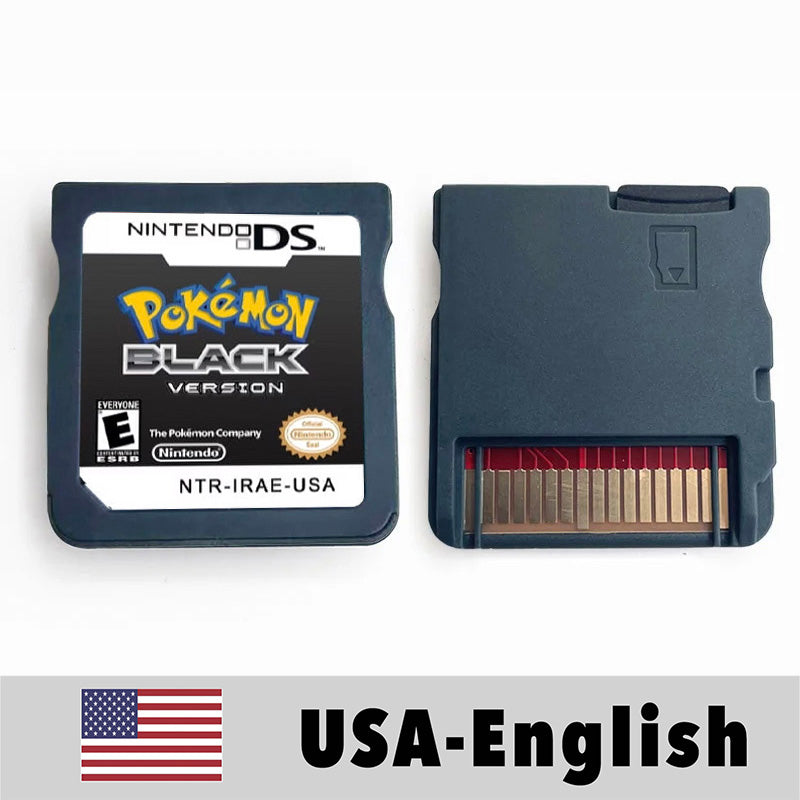 USA FRA ITA NOE ESP Pokemon HeartGold SoulSilver Black 1 2 White 1 2 Nintendo Game Cartridge for DS NDS 3DS