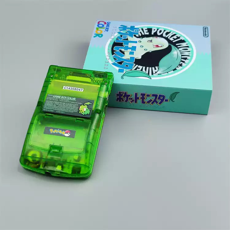 GBC GAMEBOY COLOR game console high brightness handheld console point-to-point full fit chrysanthemum leaf grass