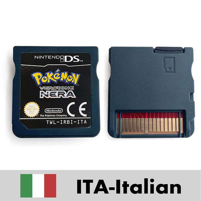 USA FRA ITA NOE ESP Pokemon HeartGold SoulSilver Black 1 2 White 1 2 Nintendo Game Cartridge for DS NDS 3DS