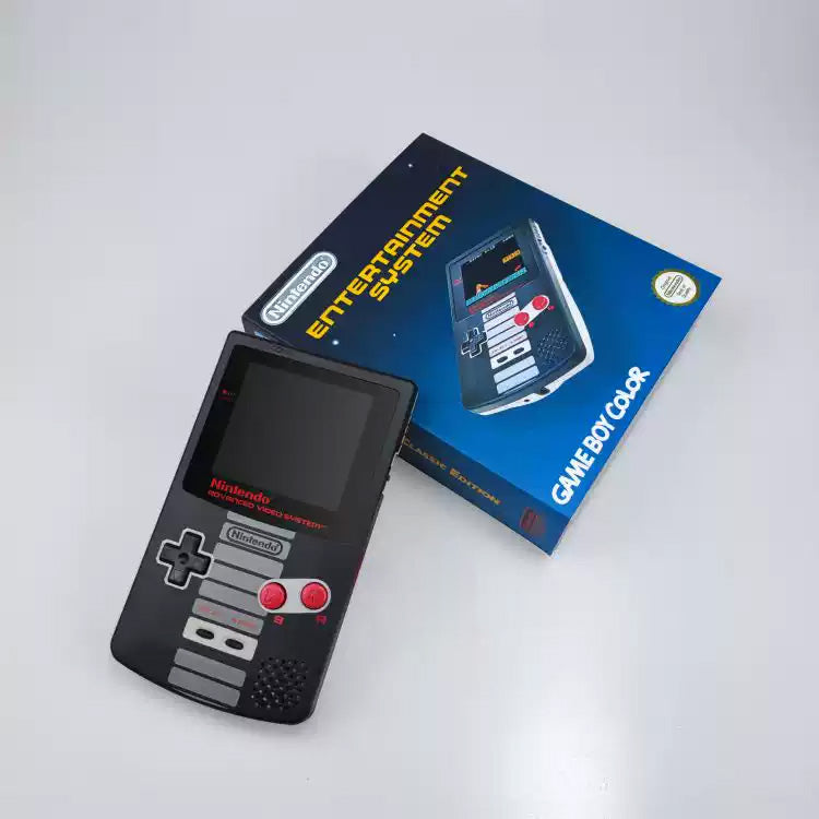 GBC GAMEBOY COLOR game console, high brightness handheld console, point-to-point full fit NES
