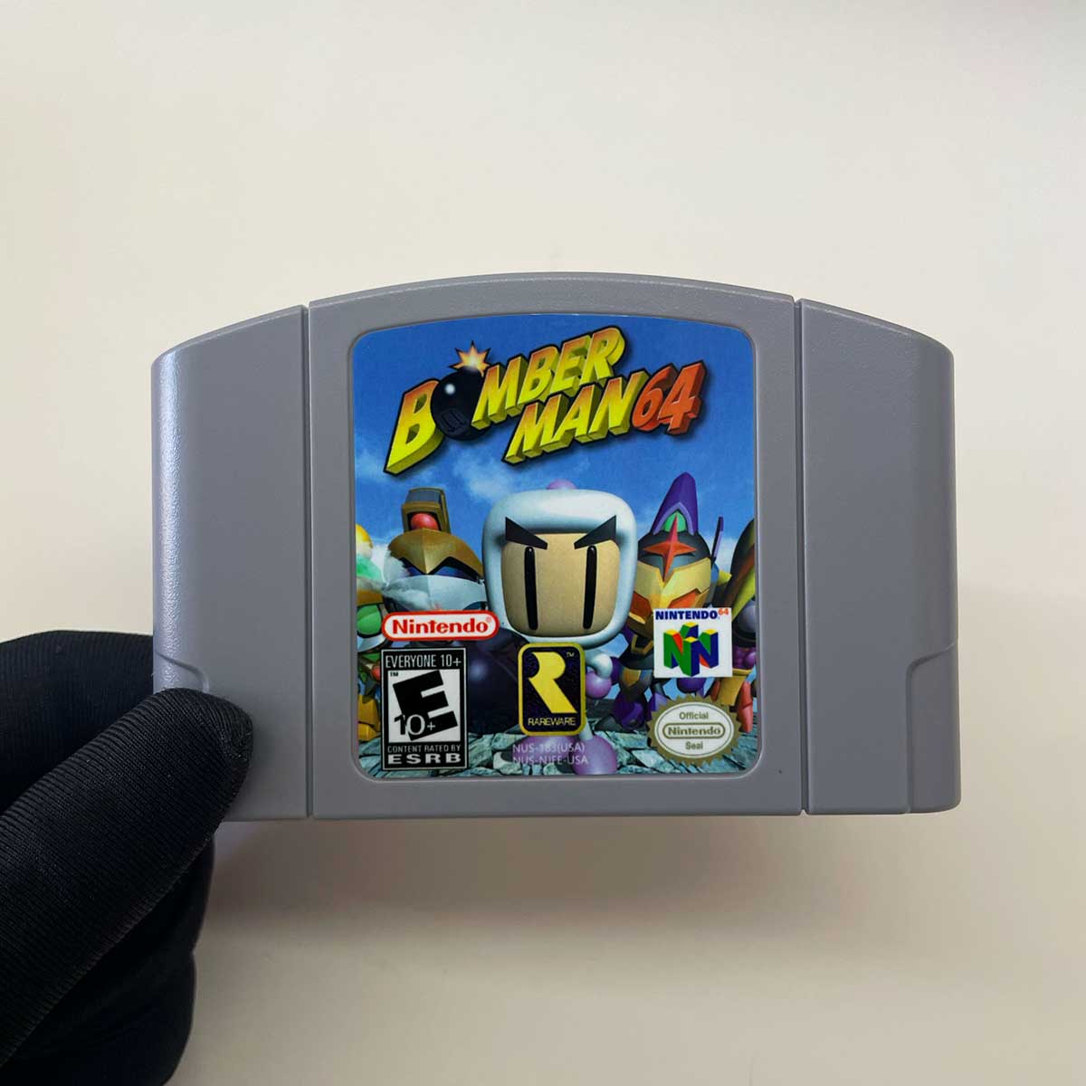 USA NTSC Bomber man 64 game cartridge with tray box for N64 Nintendo 64