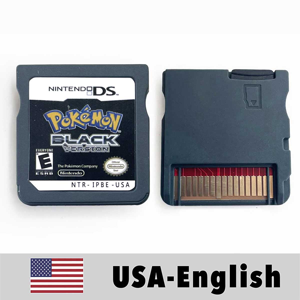USA English Pokemon black 1 2 White 1 2 box Game Cartridge for DS NDS 3DS