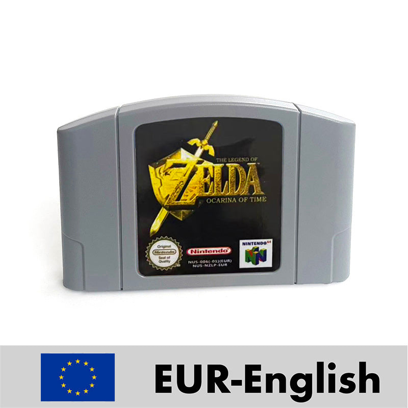 EUR PAL Version English Zelda Major Mask Resident Evil 2 Banjo Kazooie Mario Party 2 Game Cartridge for N64 Nintendo 64