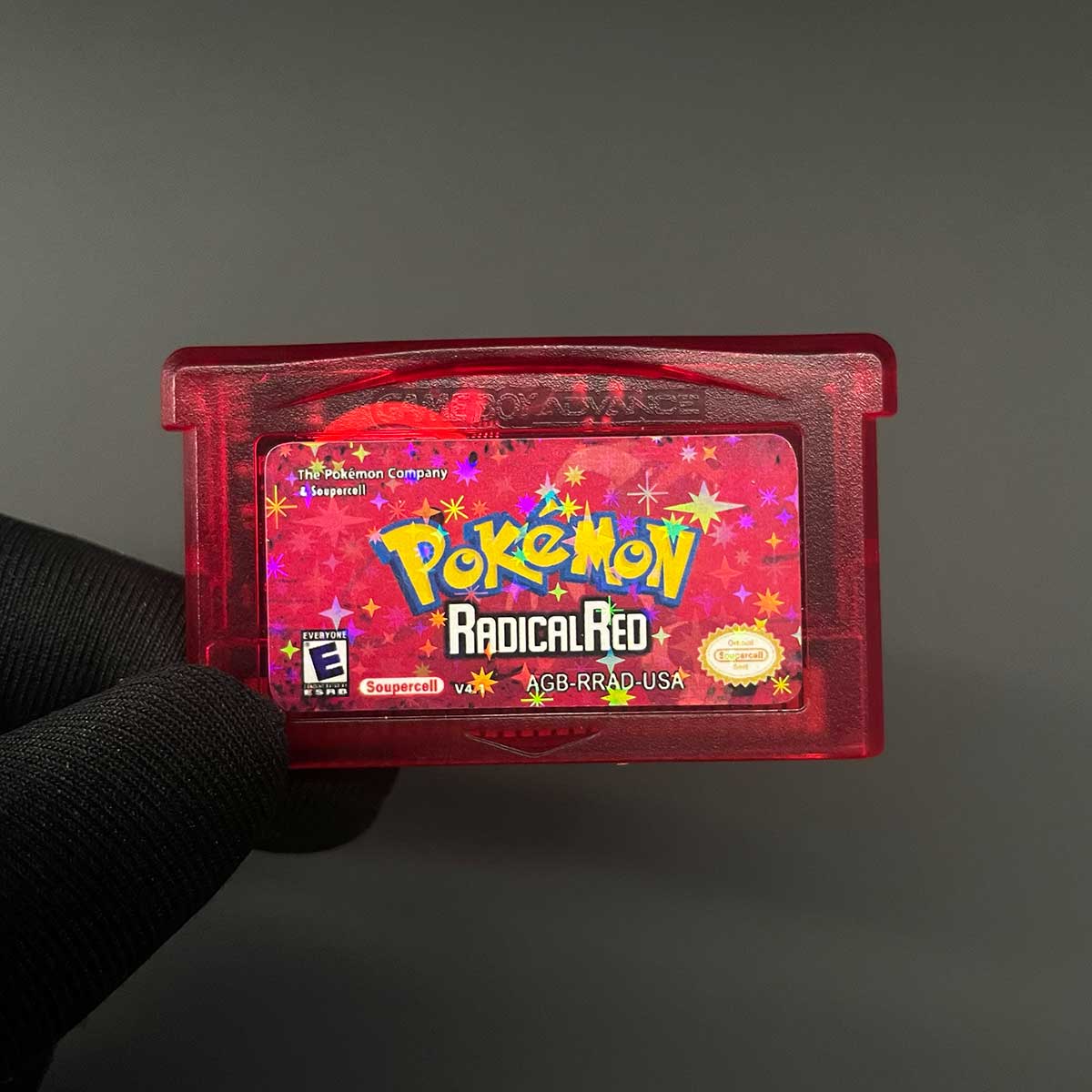 Pokemon Radical Red v4.1. ( RTC Flash cart ) Cartridge for GBA