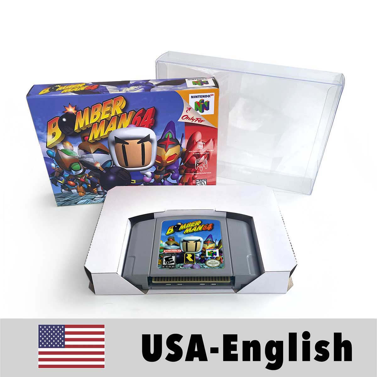 USA NTSC Banjo Donkey Kong 64 Kirby 64 Mario Party Pokemon Stadium Zelda Goldeneye 007 Game Cartridge Tray BOX for N64