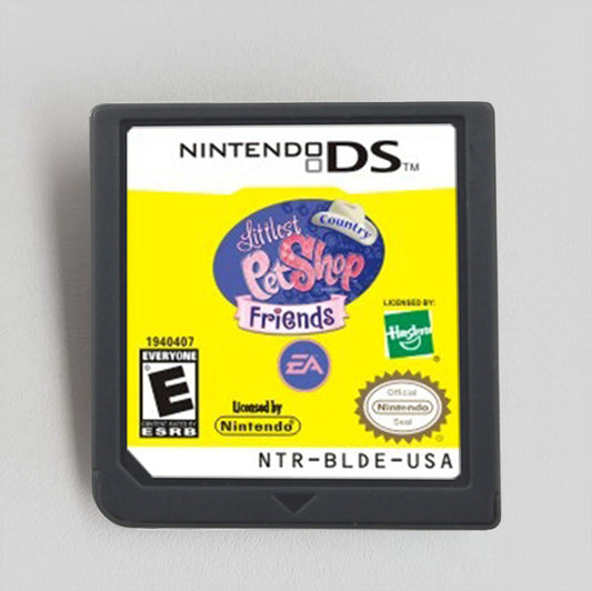 Littlest Pet Shop Country Friends DS Sim 20+ Animals Wi-Fi Play & Creative Styling Game cartridge for Nintendo Ds 3ds 2ds
