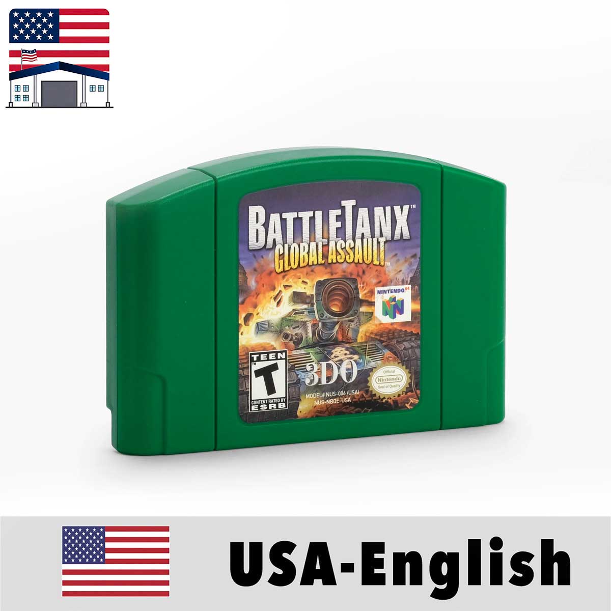（Shipped From The United States) USA NTSC Version English Retro Video Game Consoles 64bit Game Cartridge for N64