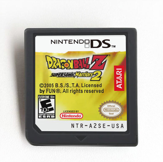 Dragon Ball Z Supersonic Warriors 2 Game cartridge for Nintendo Ds 3ds 2ds