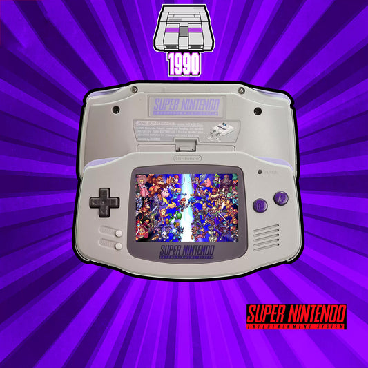 SNES original gameboy game console with high brightness backlight GBA handheld device for 80s generation