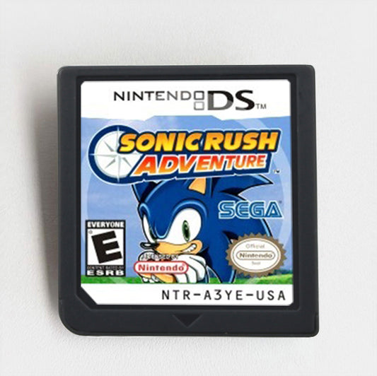 Sonic Rush Adventure DS Speed Platforming Meets Ocean Exploration Game cartridge for Nintendo Ds 3ds 2ds