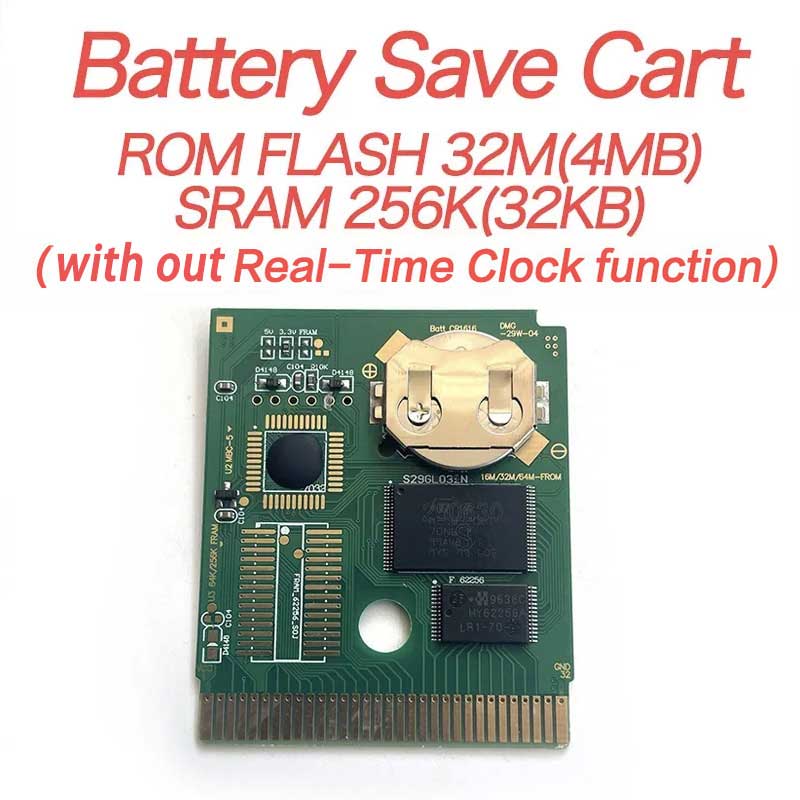 USA ITA NOE FRA ESP EUR version battery save cart pokemon crystal gold silver yellow red blue 16 bit Game Cartridge for GBC
