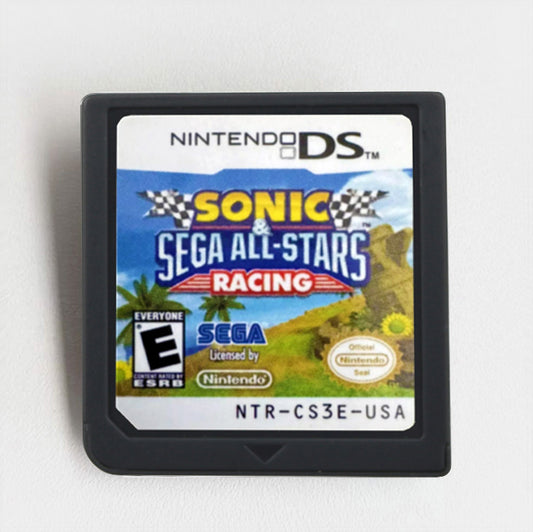 Sonic & Sega All-Stars Racing DS: Multiplayer Racing with Iconic Characters Game cartridge for Nintendo Ds 3ds 2ds