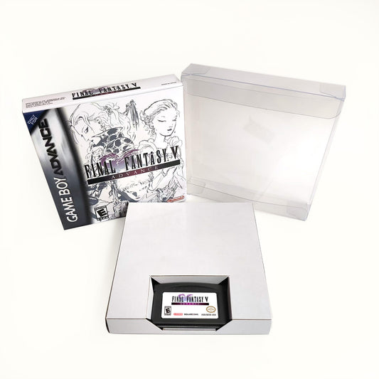 Final Fantasy V cartridge with tray box manual for gba game boy advance