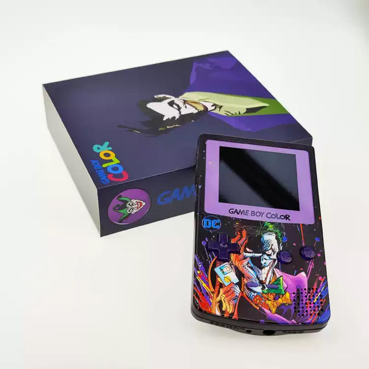 GBC customized GAMEBOY COLOR game console highlights point-to-point full fit clown