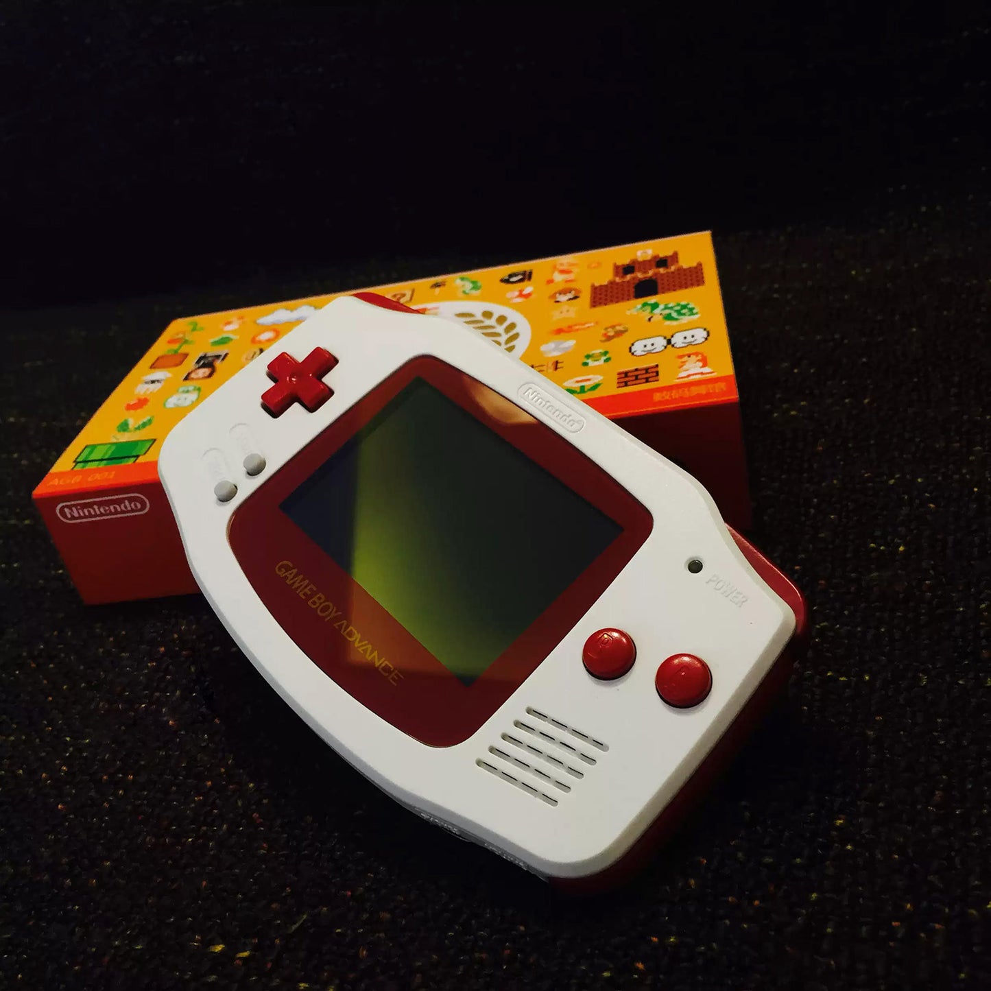 Original Gameboy game console with high brightness backlight GBA handheld device for children born in the 1980s