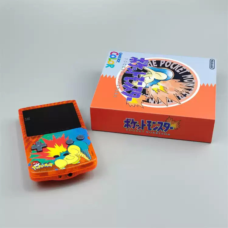 GBC GAMEBOY COLOR game console, high brightness handheld console, point-to-point full fit fireball mouse