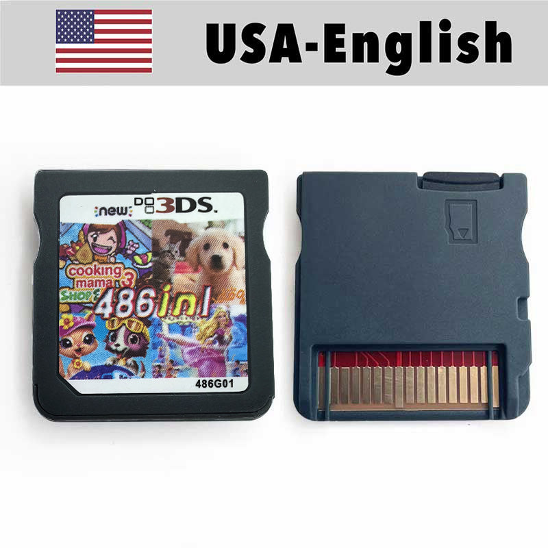 （Shipped from the United States）USA English 208 in 1,482 in 1,486 in 1,500 in 1,510 in 1,4300 in 1,5000 in 1,7800 in 1 Game Cartridge for DS Console