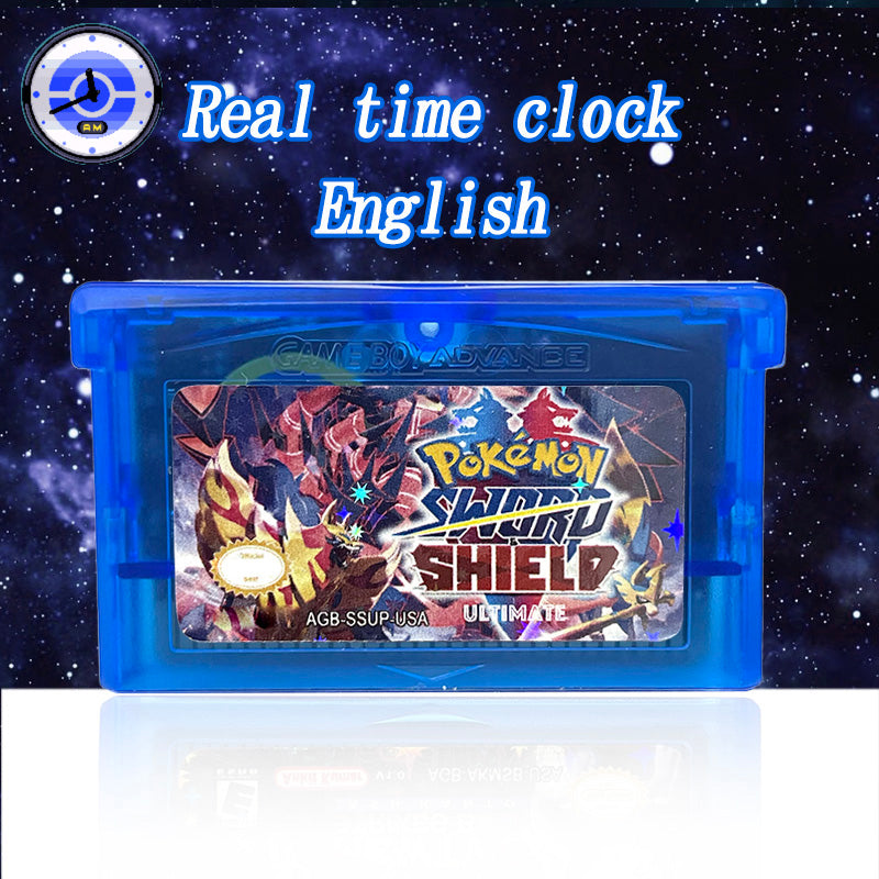 Pokemon sword shield ( RTC Flash cart ) Cartridge for GBA