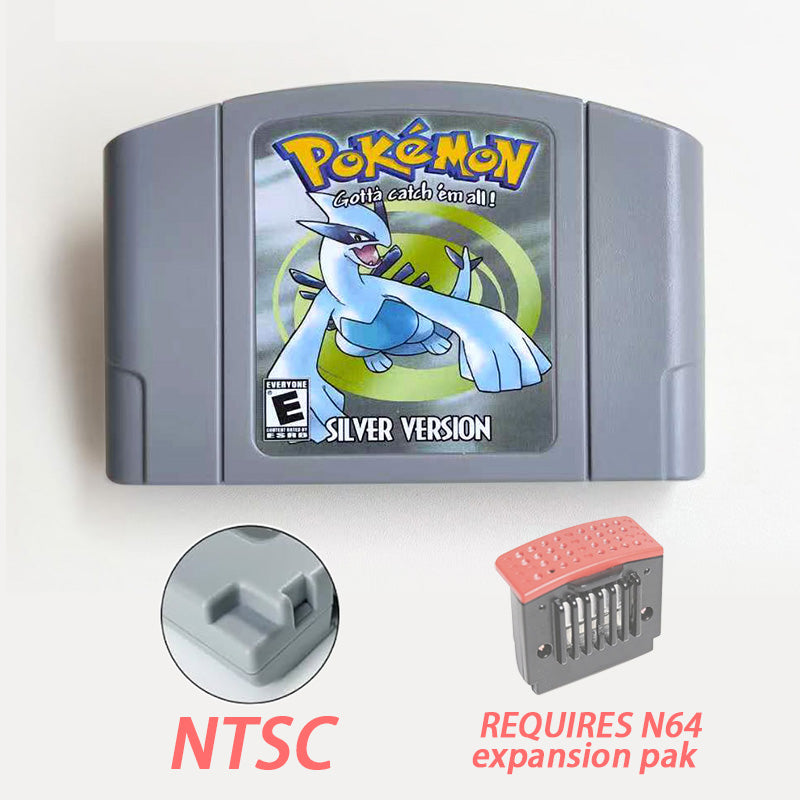 （Shipped from the United States) USA English IC Save Pokemon Emerald Leafgreen Ruby Firered Sapphire 5-in-1 Game Cartridge for GBAUSA NTSC Pokemon blue/crystal /red silver /yellow /gold /green Game Cartridge 64 Bit Game Consoles for N64
