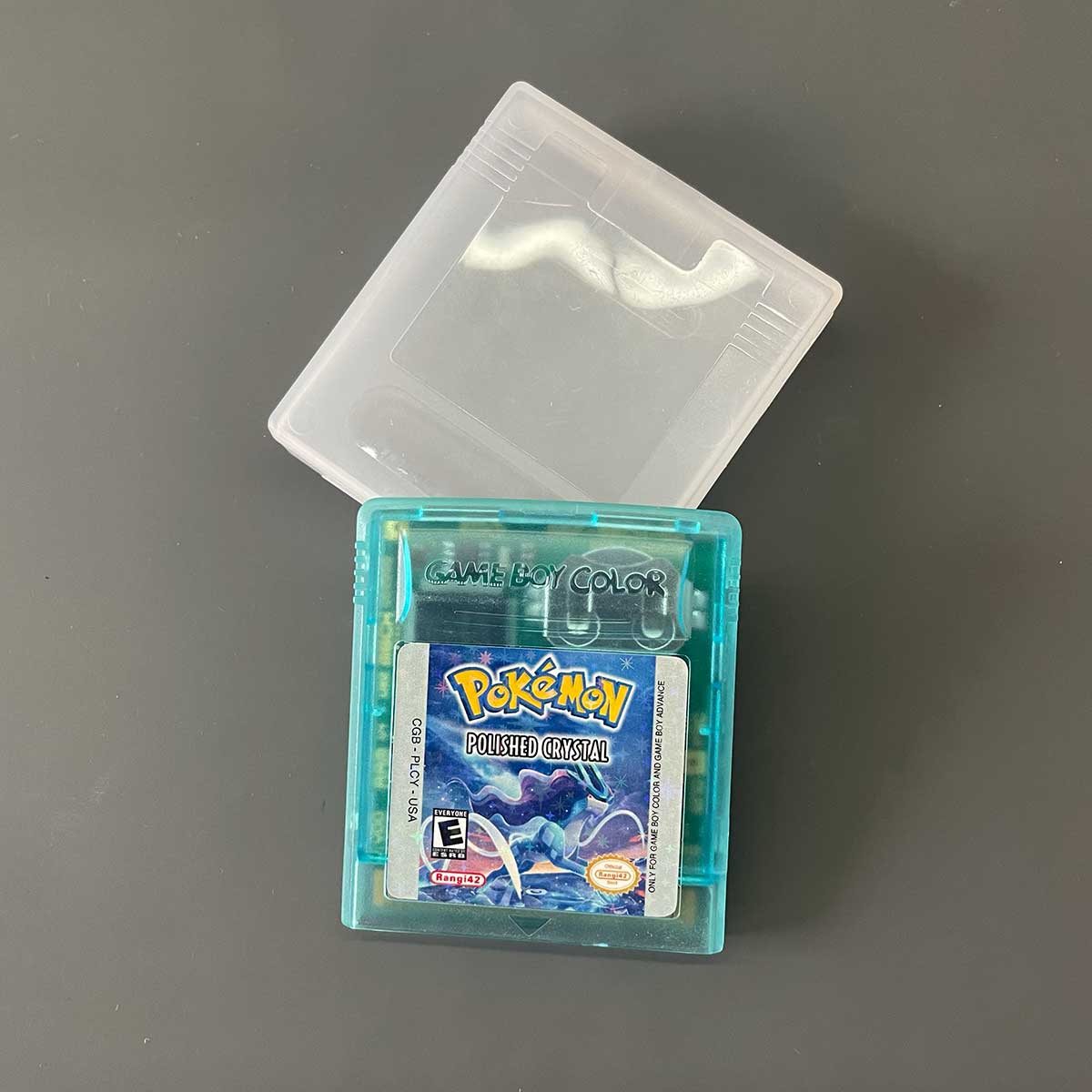 GBC Game USA Pokemon POLISHED CRYSTAL v3.1.1 RTC Flash cart Real Time Clock Cartridge Card Rom Hack English