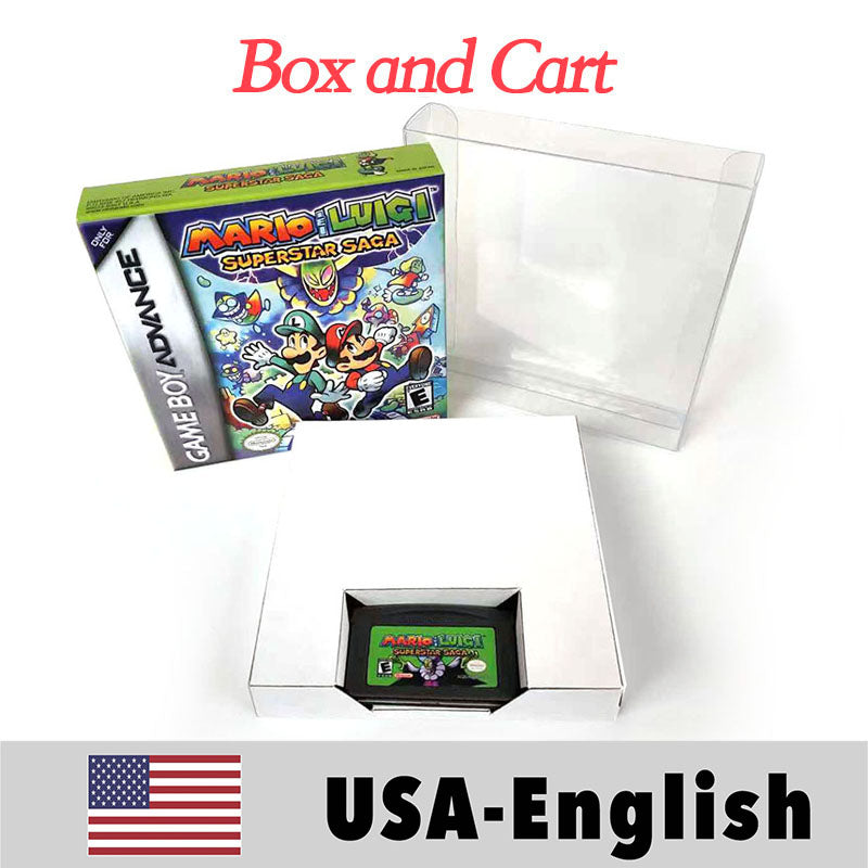 USA Englsih Zelda,super Mario,Castlevania,Metroid,Kirby,Final Fantasy,donkey Kong,Fire Emblem Nintendo box tray Game Cartridge for Gba