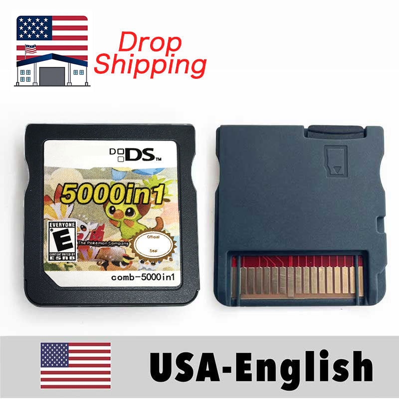 （Shipped from the United States）USA English 208 in 1,482 in 1,486 in 1,500 in 1,510 in 1,4300 in 1,5000 in 1,7800 in 1 Game Cartridge for DS Console