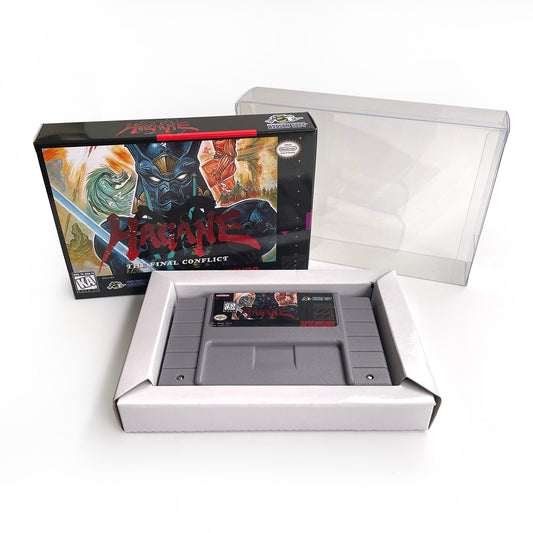 hagane cartridge with tray box manual for SNES super nintendo entertainment system