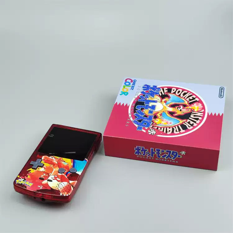 GBC GAMEBOY COLOR game console, high brightness handheld console, point-to-point full fit Spitfire Dragon