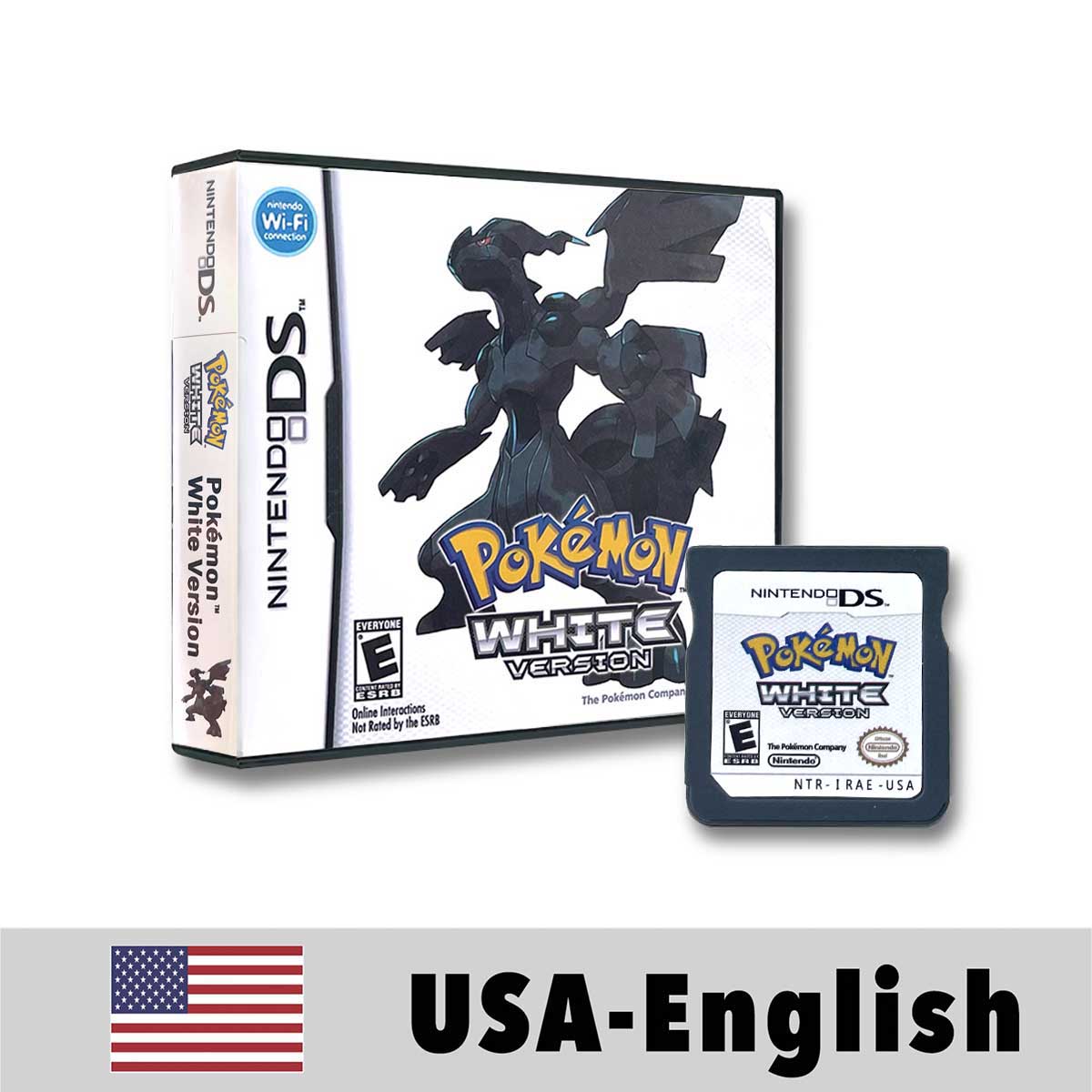 USA English Pokemon black 1 2 White 1 2 box Game Cartridge for DS NDS 3DS