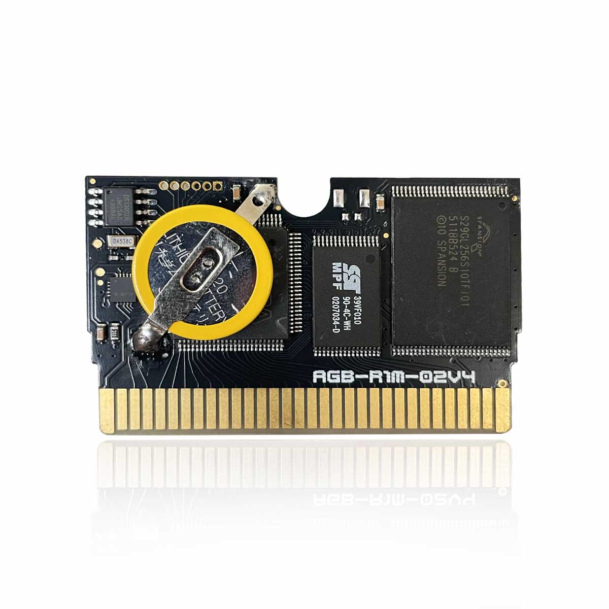 Retro Game Cartridge Black PCB With RTC (Real Time Clock) for GBA