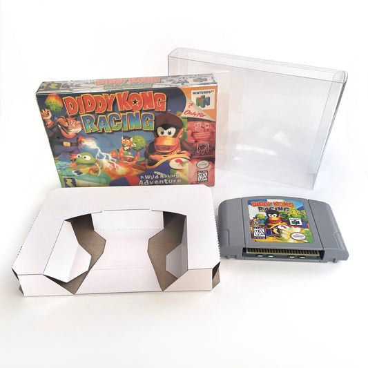 diddy kong racing game cartridge with tray box for N64 Nintendo 64