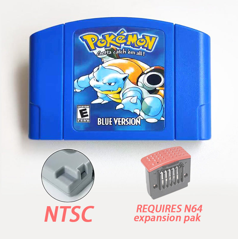（Shipped from the United States) USA English IC Save Pokemon Emerald Leafgreen Ruby Firered Sapphire 5-in-1 Game Cartridge for GBAUSA NTSC Pokemon blue/crystal /red silver /yellow /gold /green Game Cartridge 64 Bit Game Consoles for N64