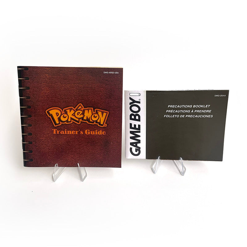 gbc game pokemon  Battery save  blue version no RTC Flash cartIC save Manual cartridge with tray box for gbc game boy color
