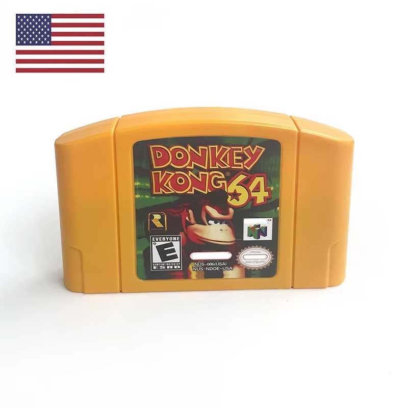 （Shipped from the United States)USA NTSC Version English Retro Video Game Consoles  N64 64bit Game Cartridge for N64