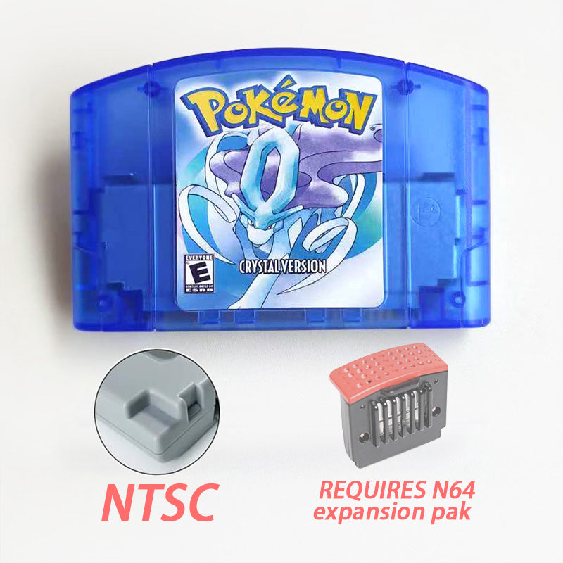 （Shipped from the United States) USA English IC Save Pokemon Emerald Leafgreen Ruby Firered Sapphire 5-in-1 Game Cartridge for GBAUSA NTSC Pokemon blue/crystal /red silver /yellow /gold /green Game Cartridge 64 Bit Game Consoles for N64