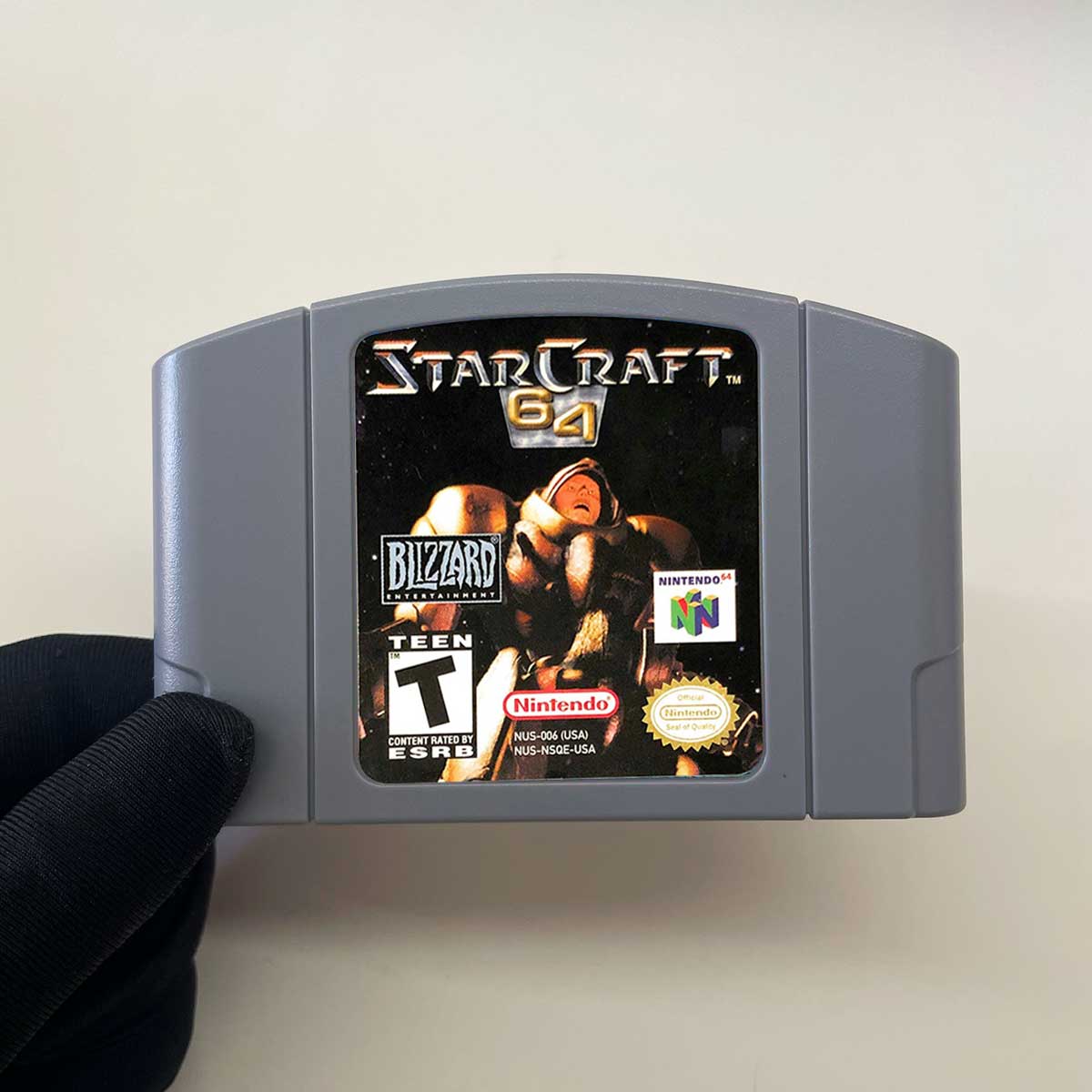 USA NTSC Star Craft 64 game cartridge with tray box for N64 Nintendo 64