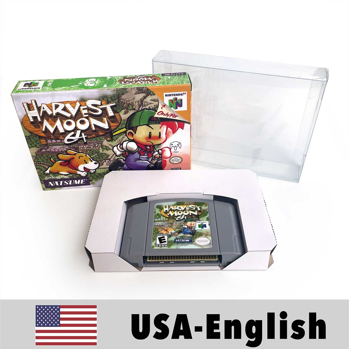 USA NTSC Banjo Donkey Kong 64 Kirby 64 Mario Party Pokemon Stadium Zelda Goldeneye 007 Game Cartridge Tray BOX for N64