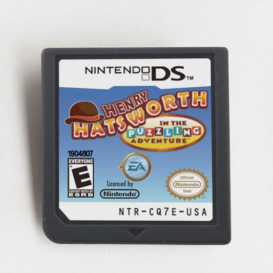Henry Hatsworth in the Puzzling Adventure Game cartridge for Nintendo Ds 3ds 2ds
