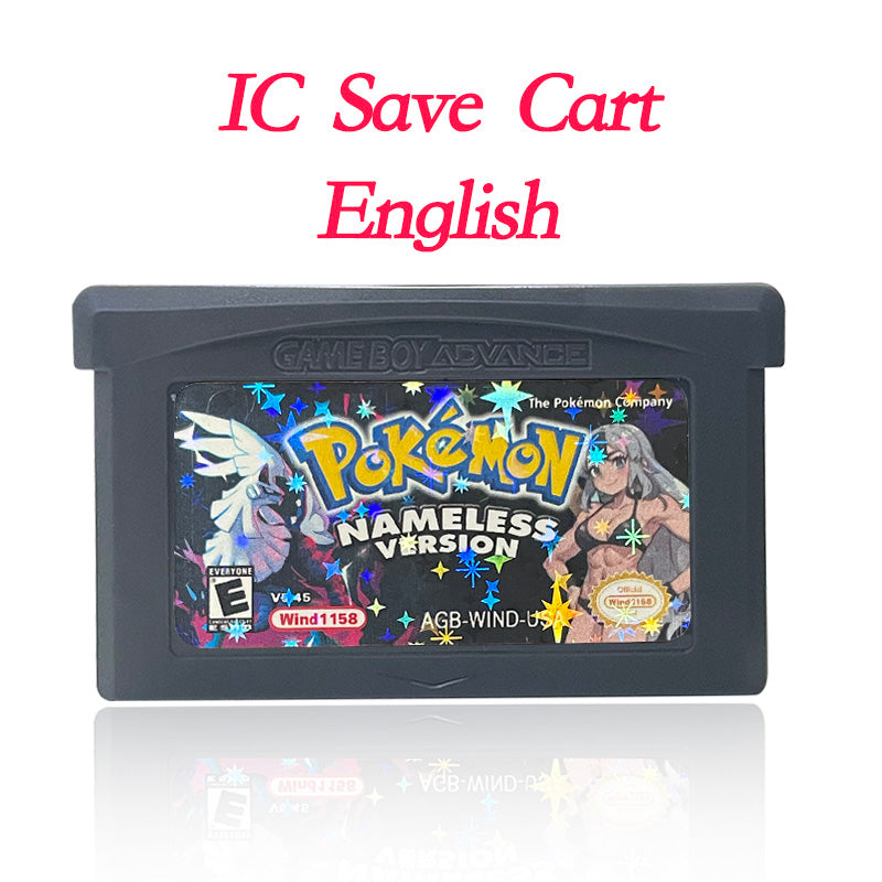 USA IC SAVE Pokemon firered extended INTERNAL LEGEND SWAAT RECHARGED YELLOW Cartridge Video Game Console Rom Hack English
